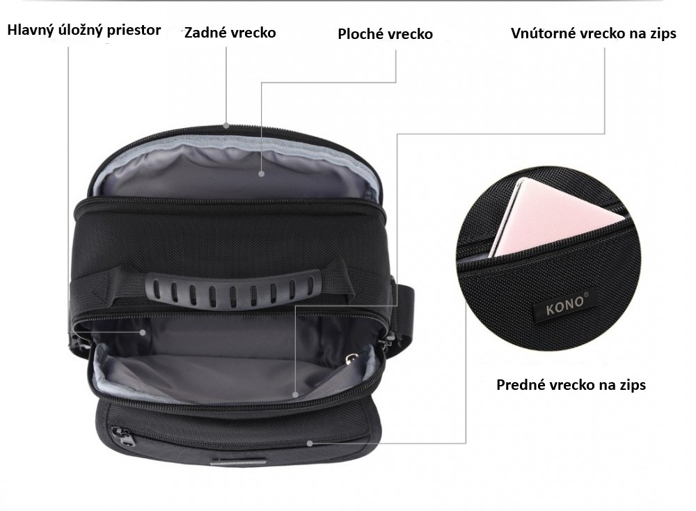 Odolná pánska crossbody taška MSK2446 čierna MSK2446-BK-(7)-1000x1000SK